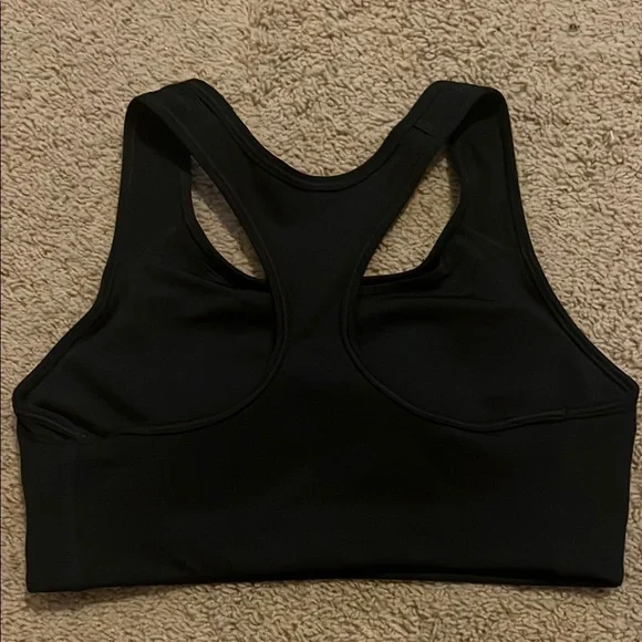 Nike Black Sports Bra with Racerback Design - Picture 2 of 3